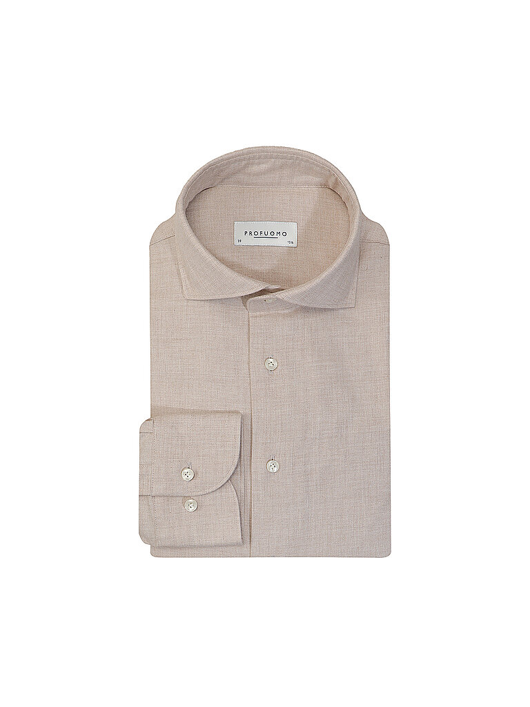 Profuomo Camisa de negocios beige