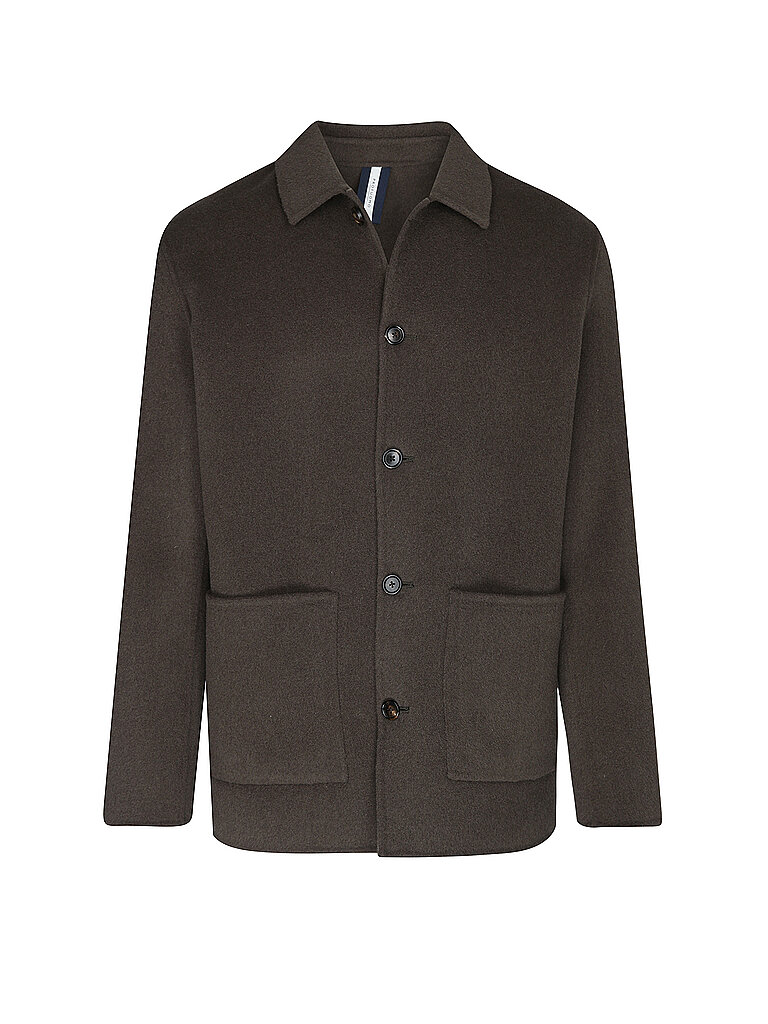 Profuomo Overshirt verde oscuro