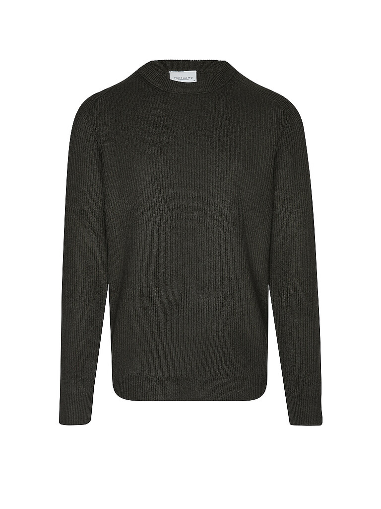 Profuomo Pulóver verde oscuro