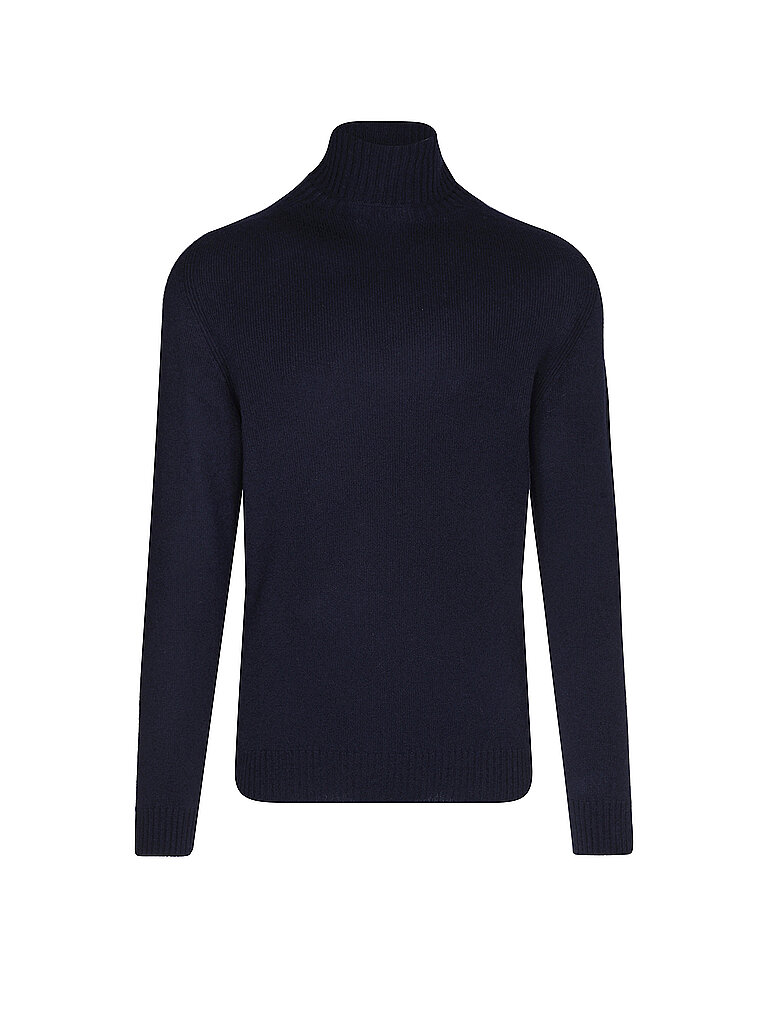 Profuomo Jersey de cuello alto azul oscuro