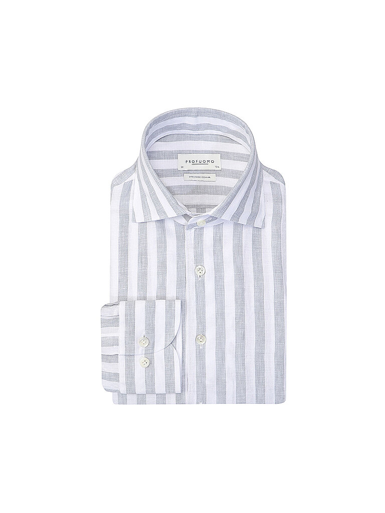 Camisa de lino azul claro 43