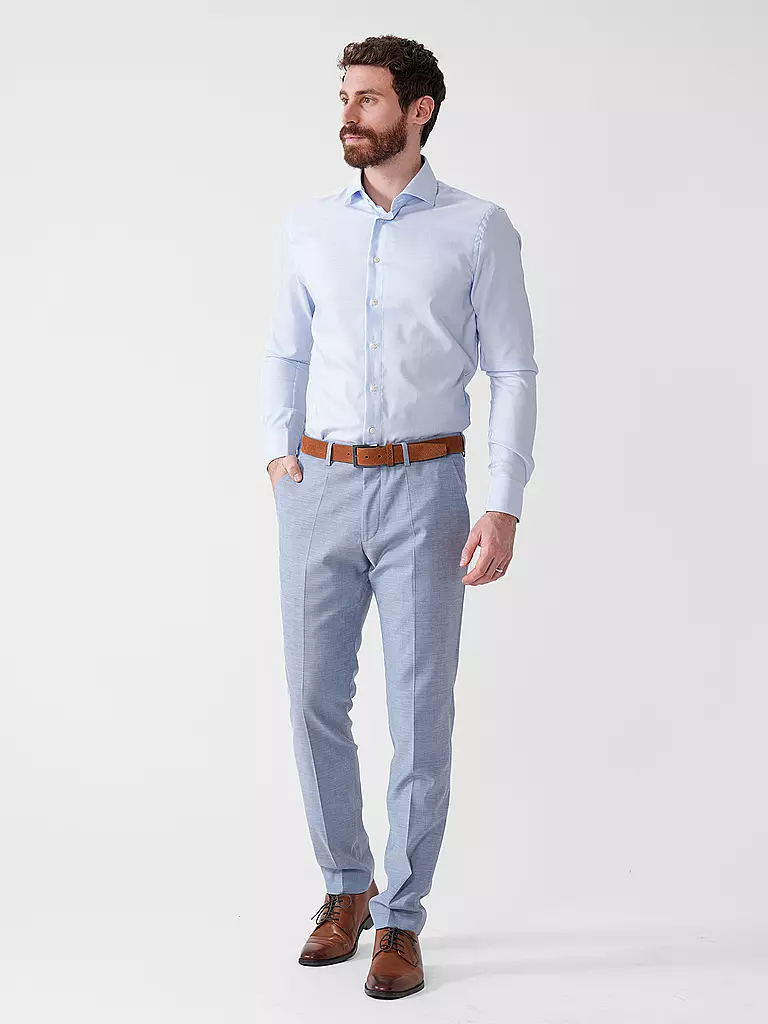 PROFUOMO | Businesshemd Slim Fit | Azul claro