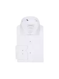 PROFUOMO | Camisa de vestir Slim Fit | Blanco