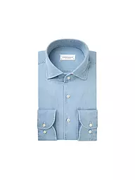 PROFUOMO | Camisa de vestir Slim Fit | Azul