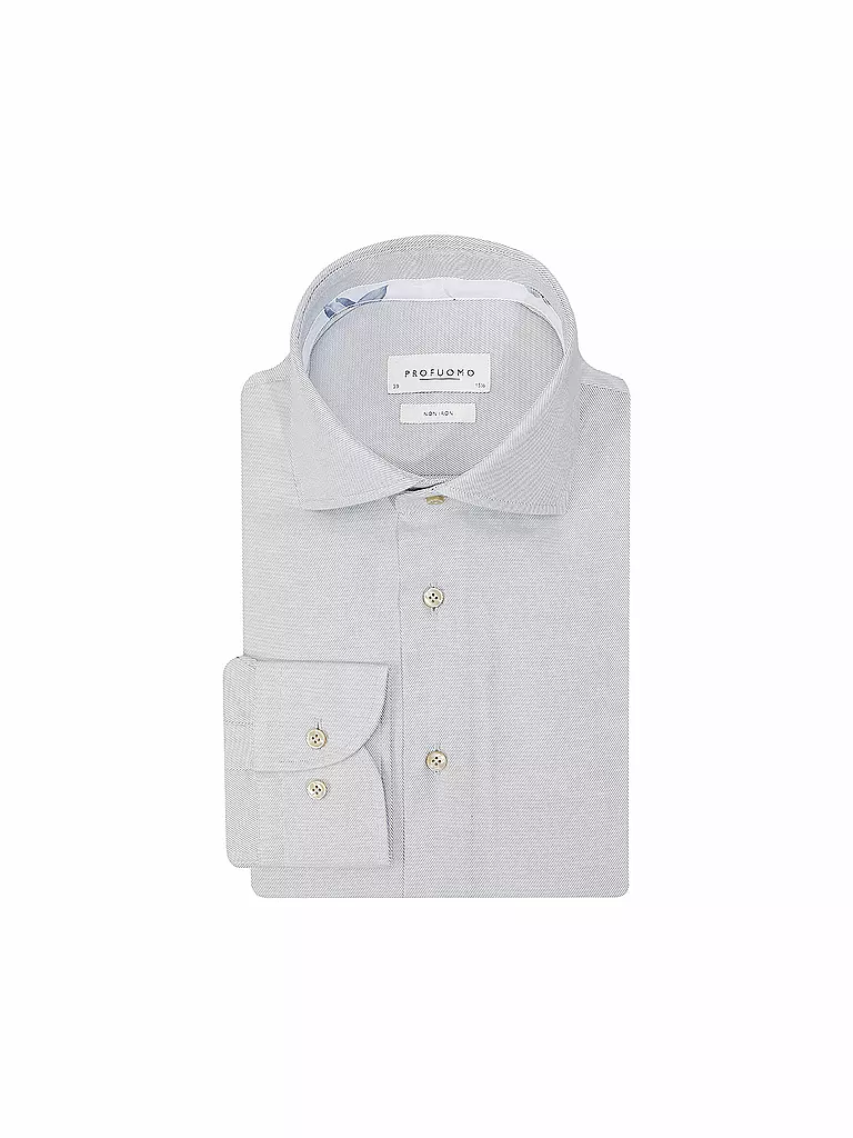 PROFUOMO | Camisa de vestir Slim Fit | Oliva