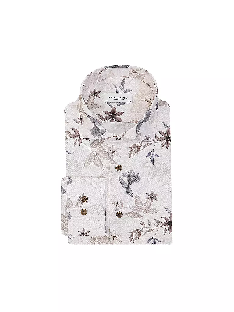 PROFUOMO | Camisa de vestir Slim Fit | Beige