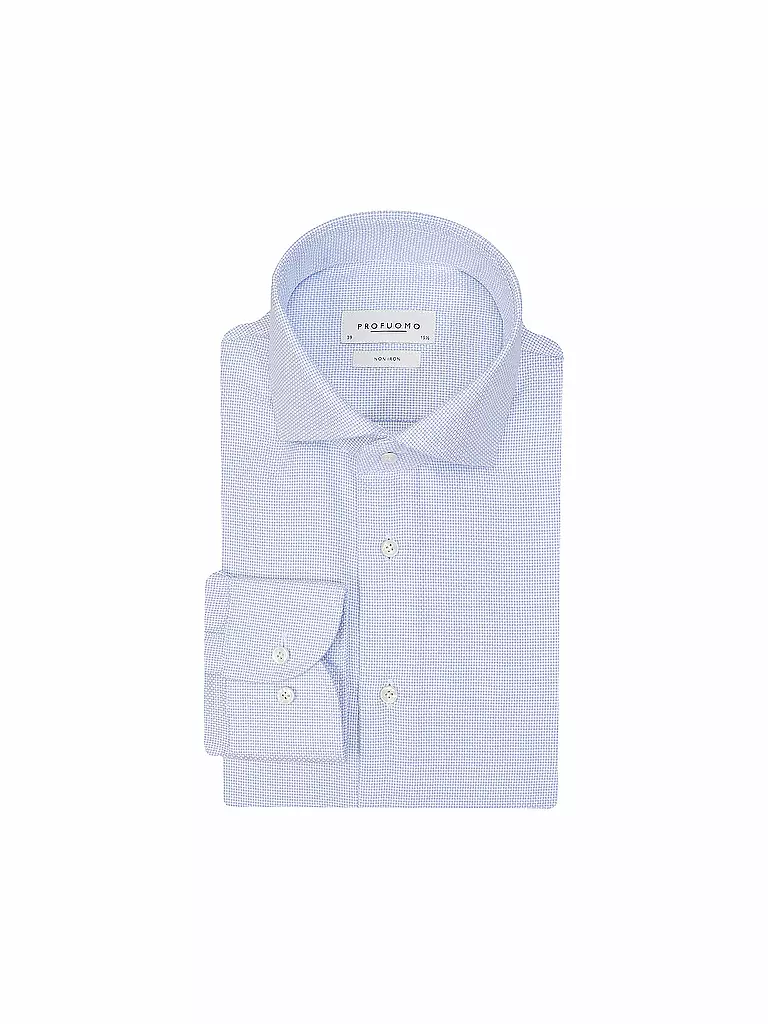 PROFUOMO | Camisa de vestir Slim Fit | Azul claro
