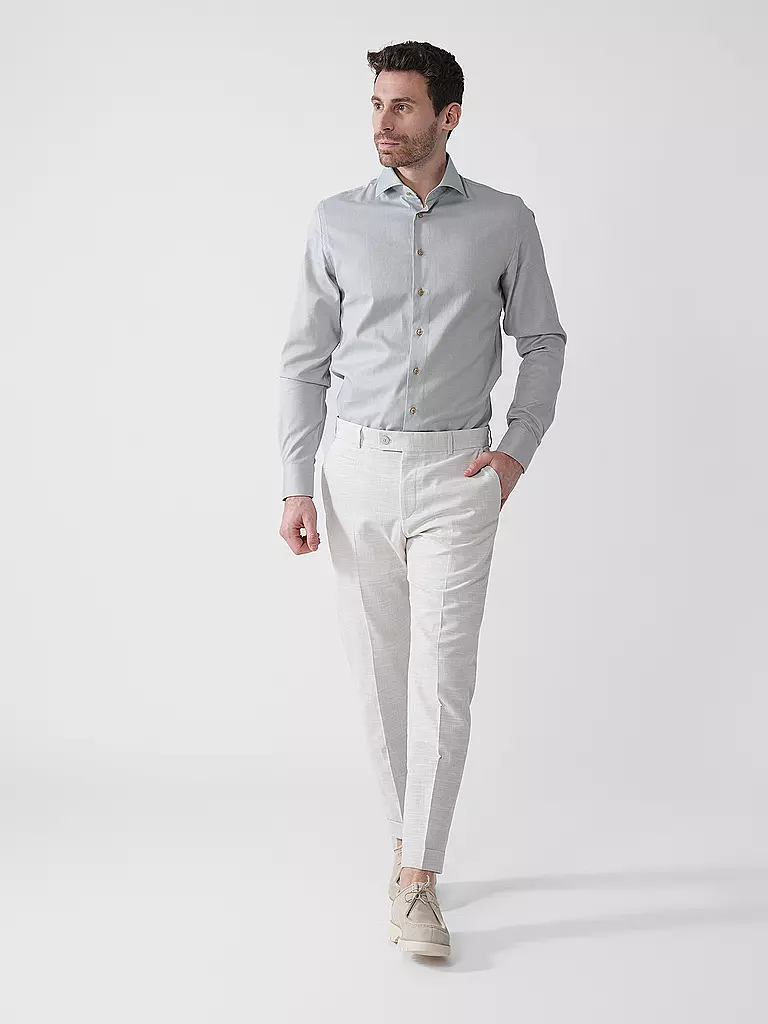 PROFUOMO | Camisa de vestir Slim Fit | Oliva