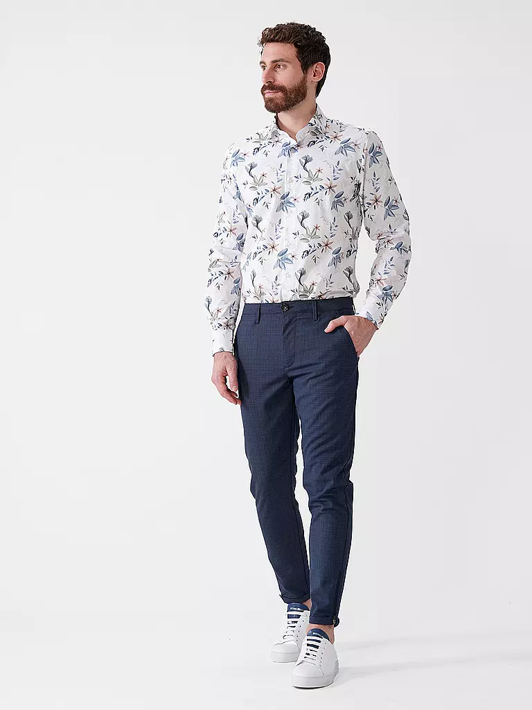 PROFUOMO | Camisa de vestir Slim Fit | Blanco