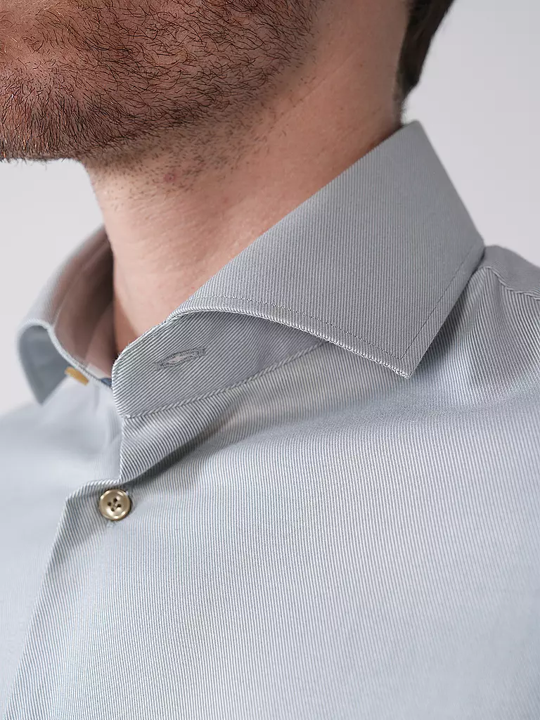 PROFUOMO | Camisa de vestir Slim Fit | Oliva