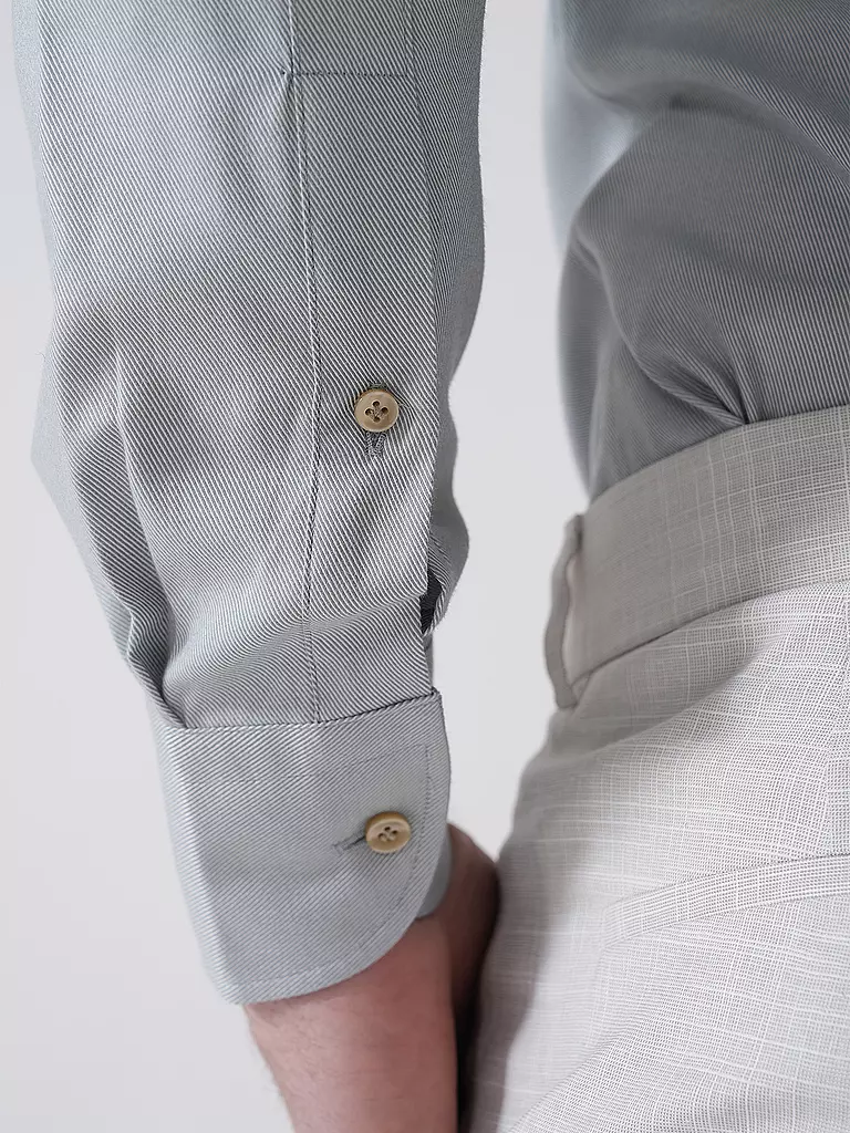 PROFUOMO | Camisa de vestir Slim Fit | Oliva