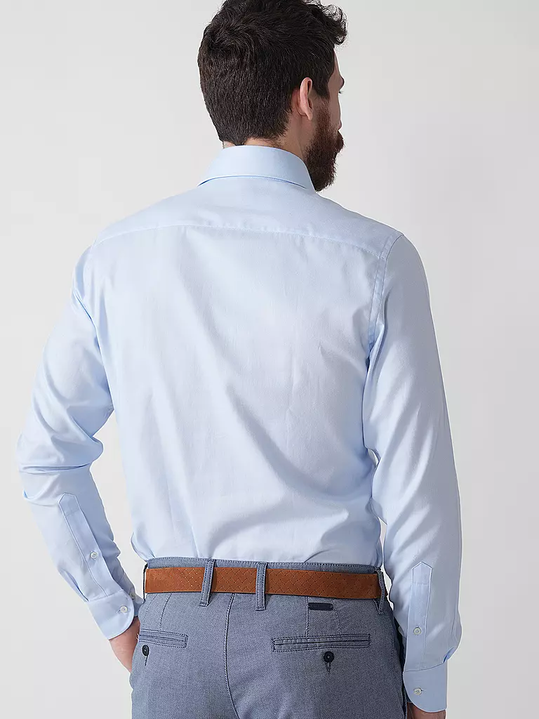 PROFUOMO | Camisa de vestir Slim Fit | Azul claro