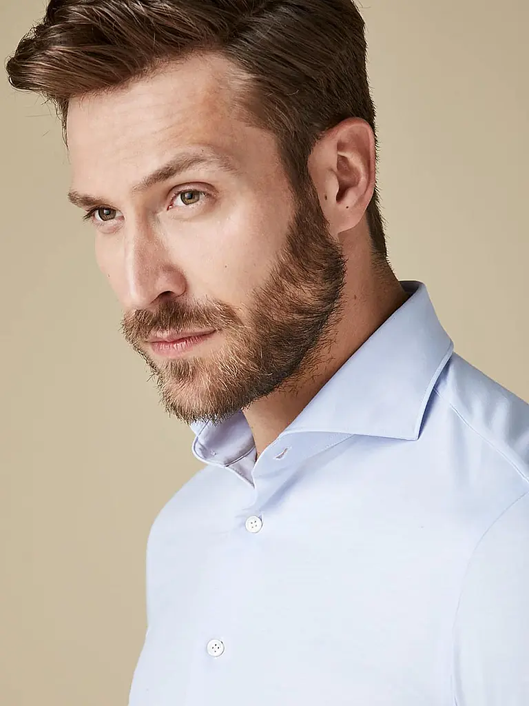 PROFUOMO | Camisa Japanese Knit | Azul claro