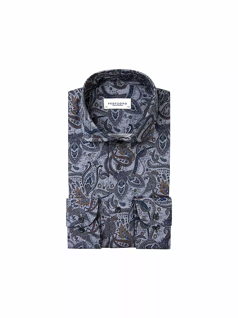 PROFUOMO | Camisa Regular Fit | Azul