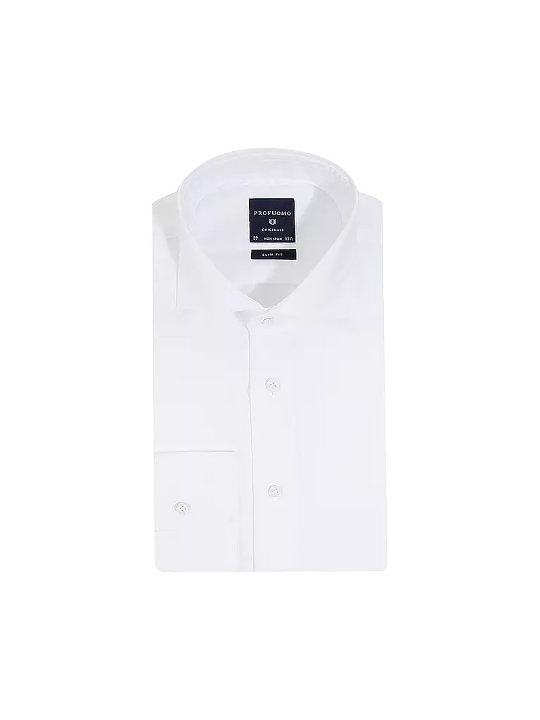 PROFUOMO | Camisa Slim Fit | Blanco