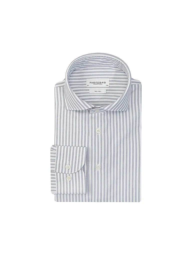 PROFUOMO | Camisa Slim Fit | Azul oscuro