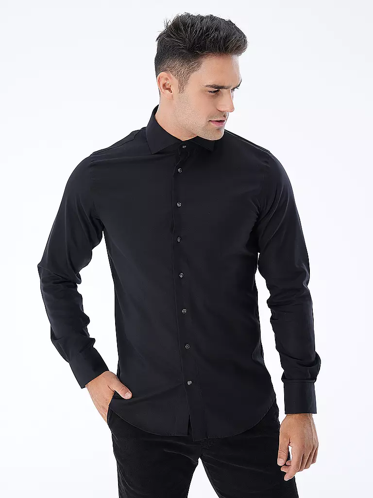 PROFUOMO | Camisa Slim Fit | Negro