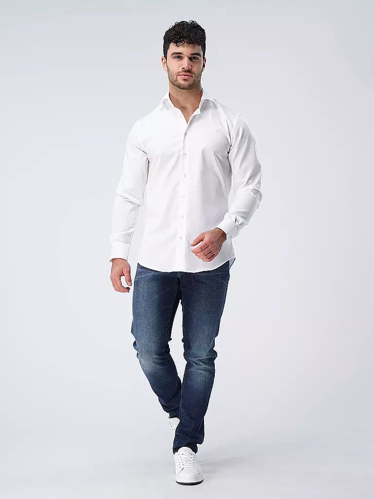 PROFUOMO | Camisa Slim Fit | Blanco