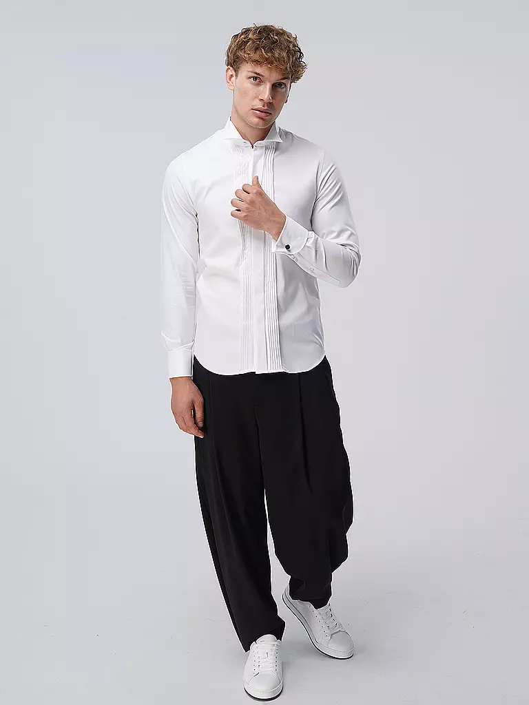 PROFUOMO | Camisa Slim Fit | Blanco