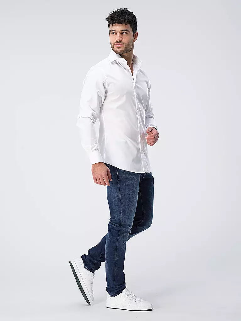PROFUOMO | Camisa Slim Fit | Blanco