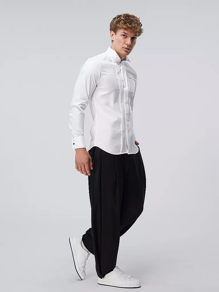 PROFUOMO | Camisa Slim Fit | Blanco
