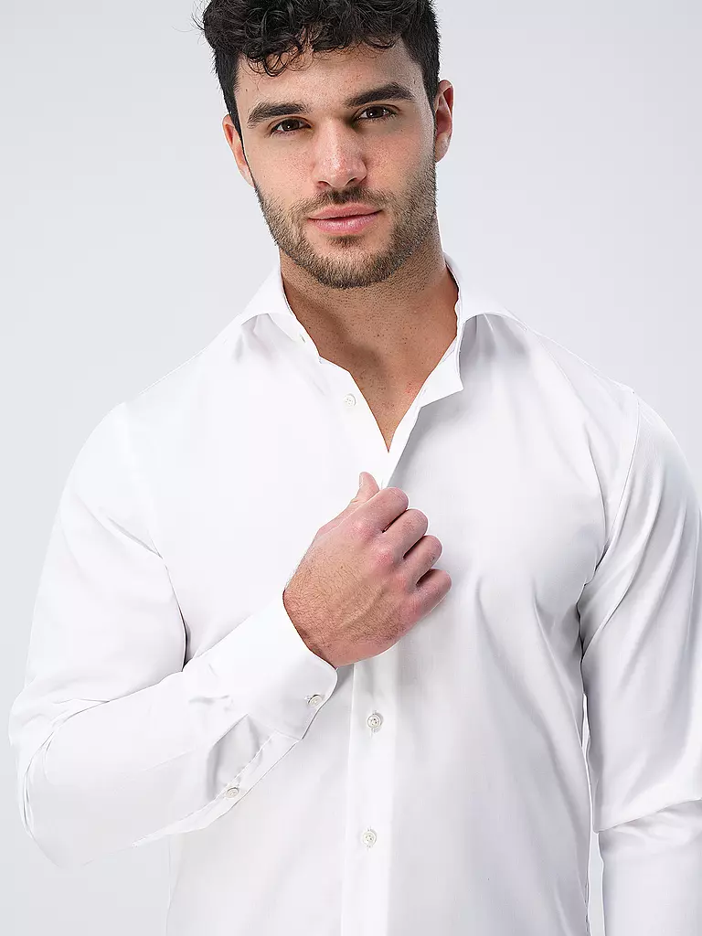 PROFUOMO | Camisa Slim Fit | Blanco
