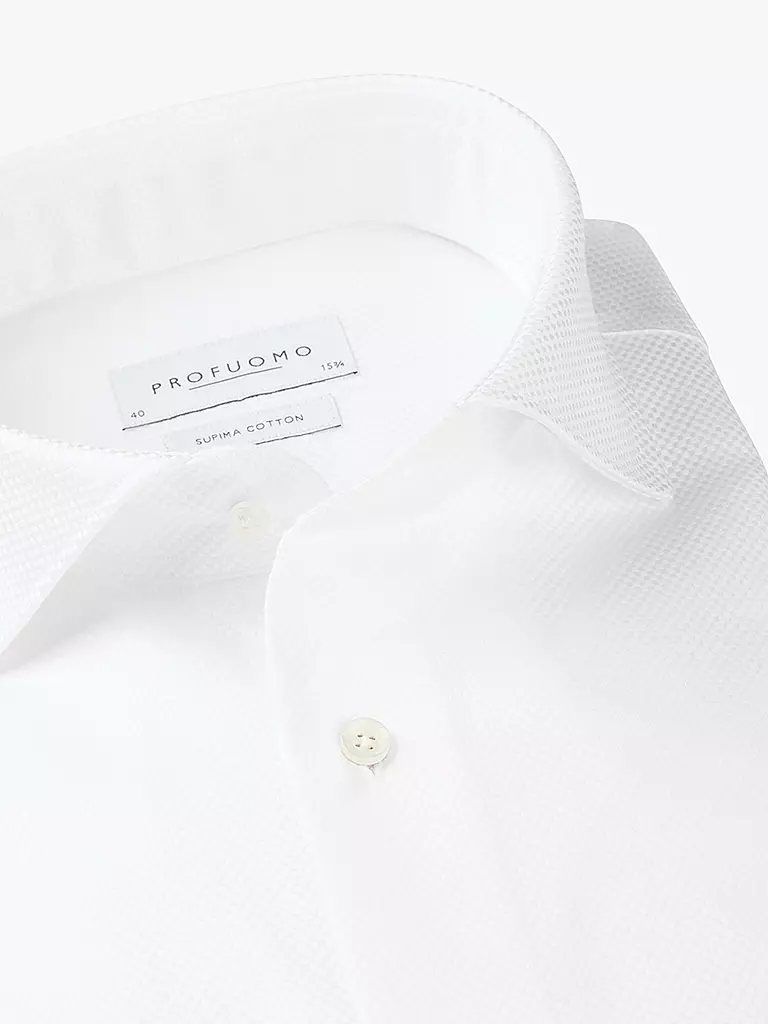 PROFUOMO | Camisa Slim Fit | Blanco