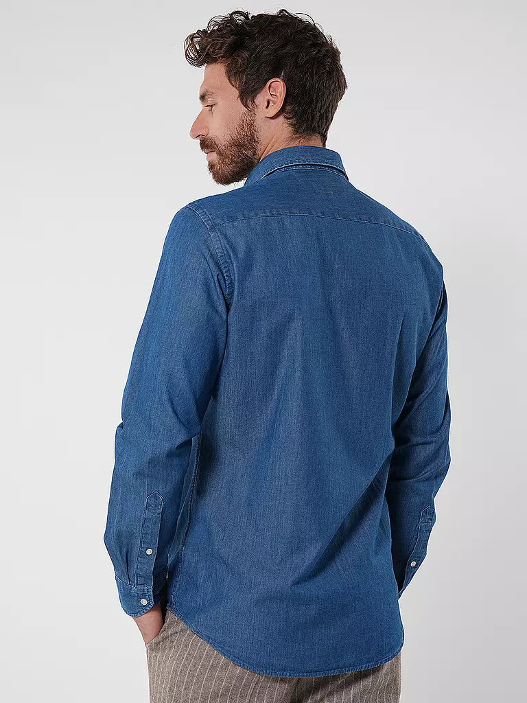 PROFUOMO | Camisa vaquera | Azul