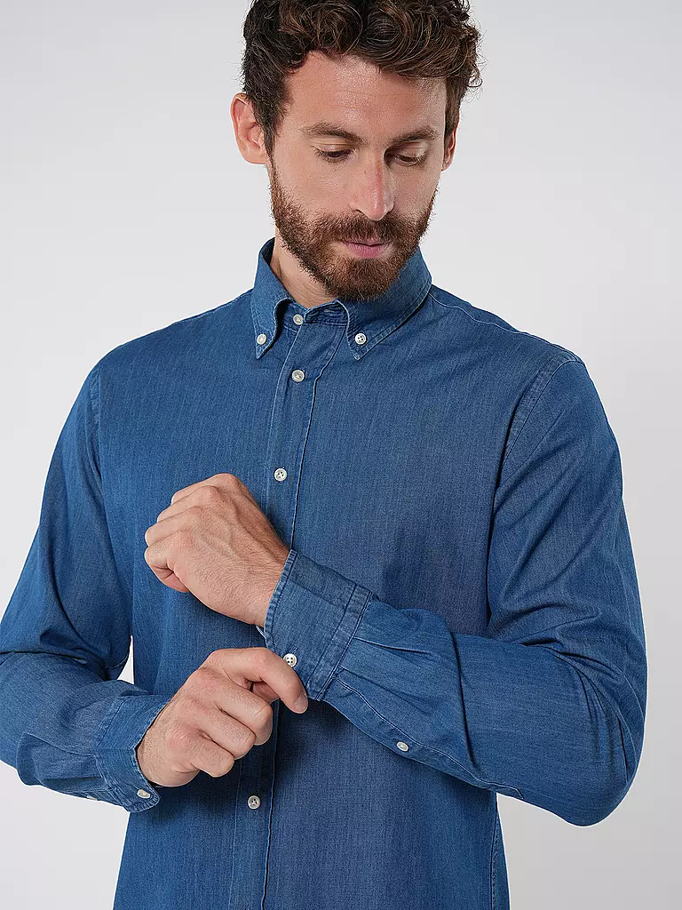 PROFUOMO | Camisa vaquera | Azul