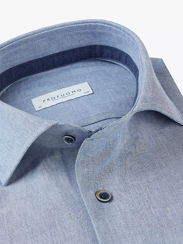PROFUOMO | Hemd Slim Fit  | Azul