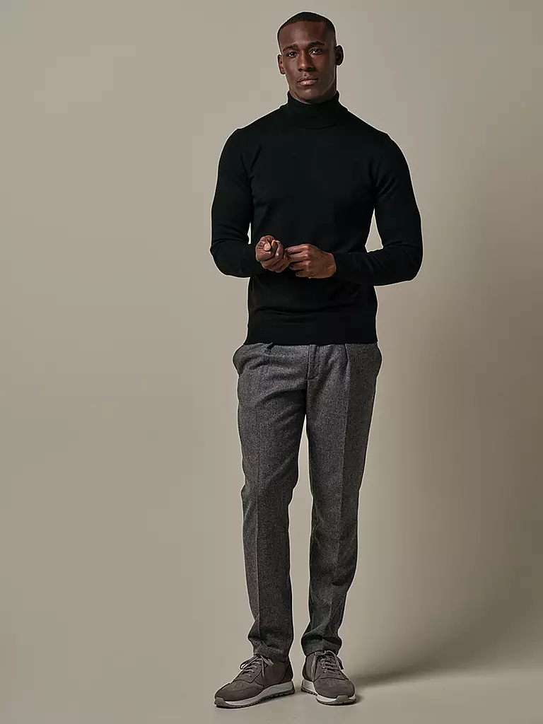 PROFUOMO | Jersey de cuello alto | Negro