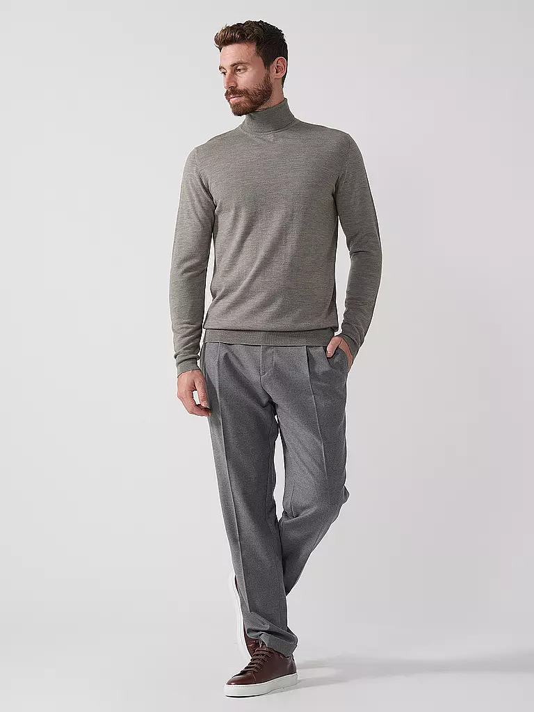PROFUOMO | Jersey de cuello alto | Beige