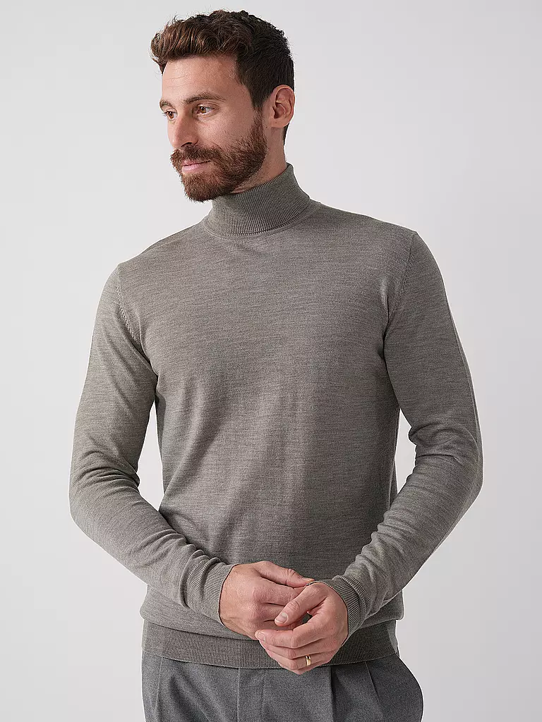 PROFUOMO | Jersey de cuello alto | Beige