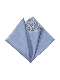 PROFUOMO | Pañuelo de bolsillo de seda | Azul