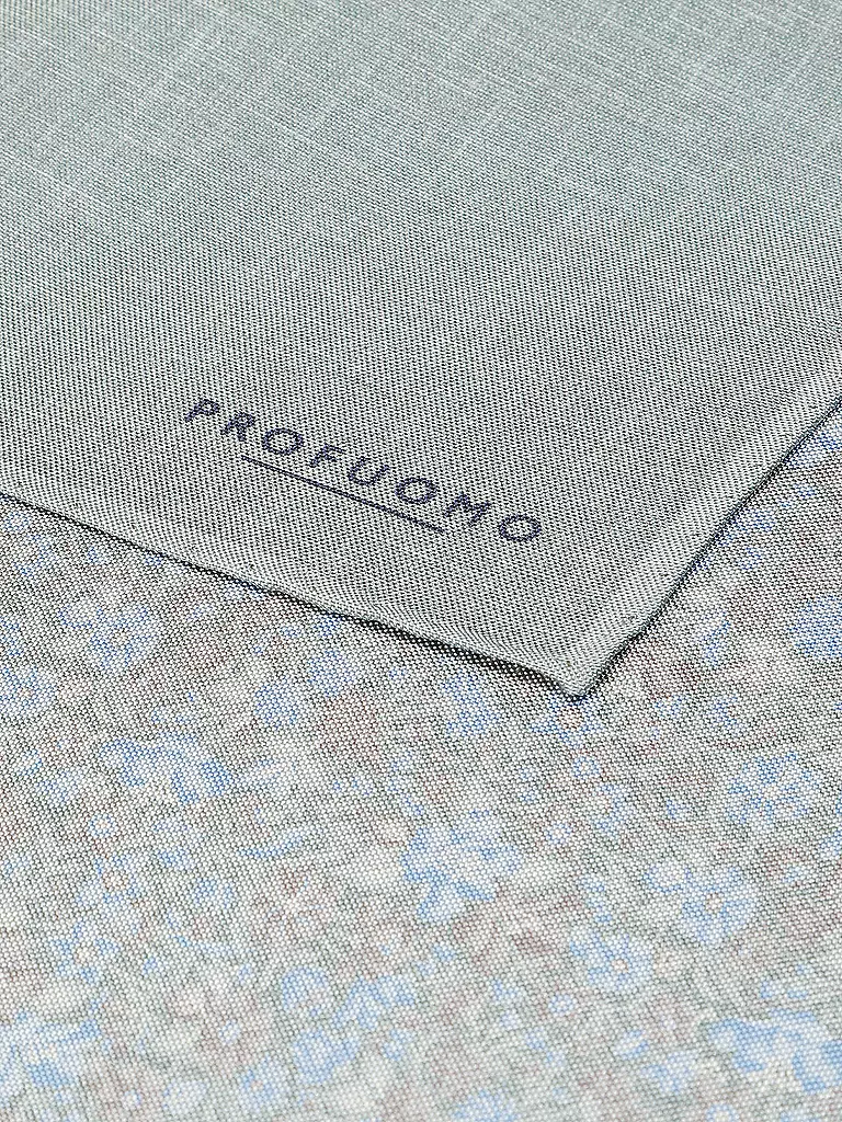 PROFUOMO | Pañuelo de bolsillo de seda | Verde
