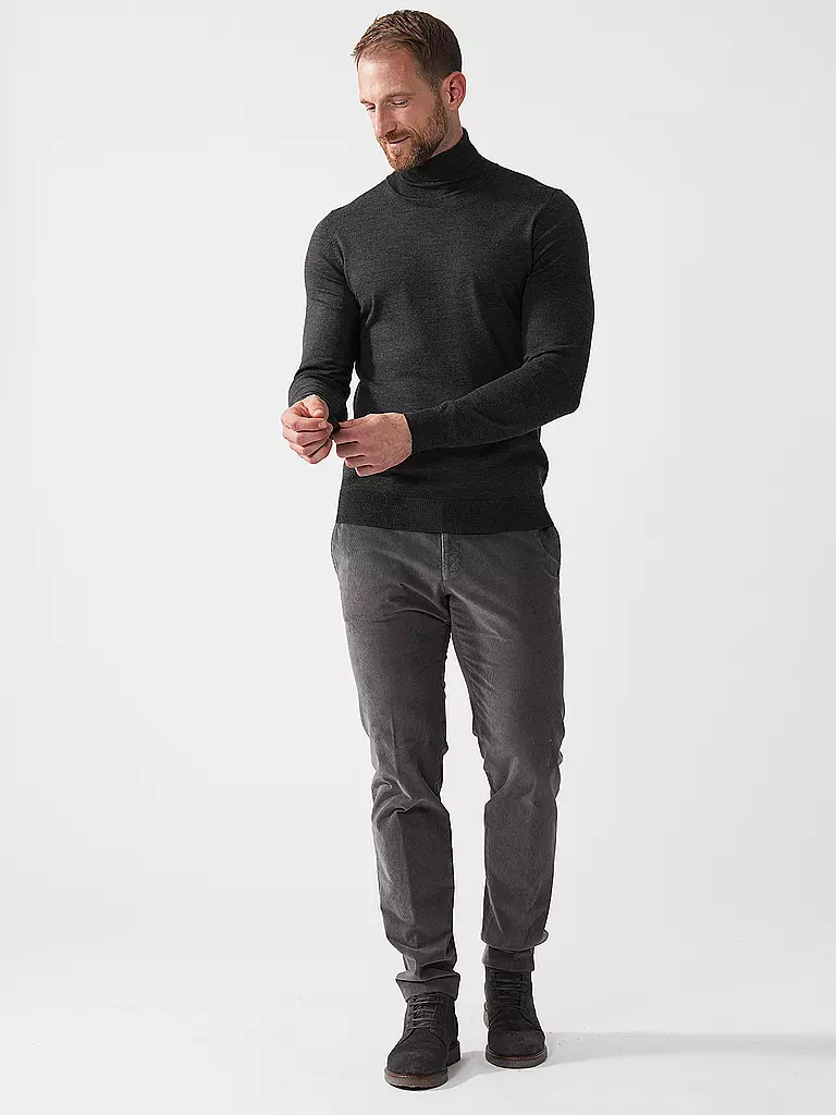 PROFUOMO | Rollkragenpullover  | Marrón
