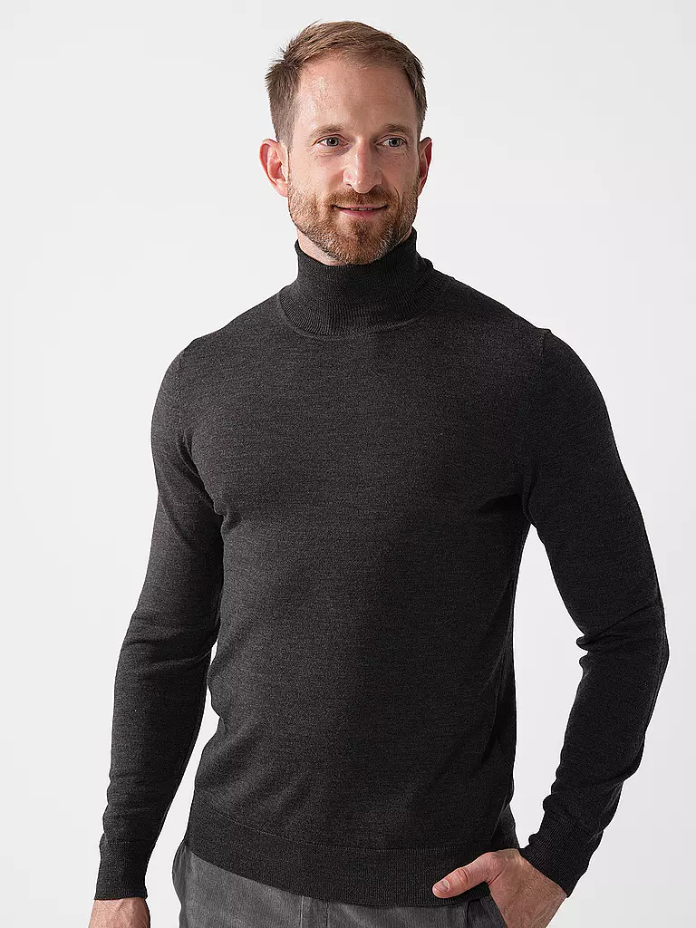 PROFUOMO | Rollkragenpullover  | Marrón