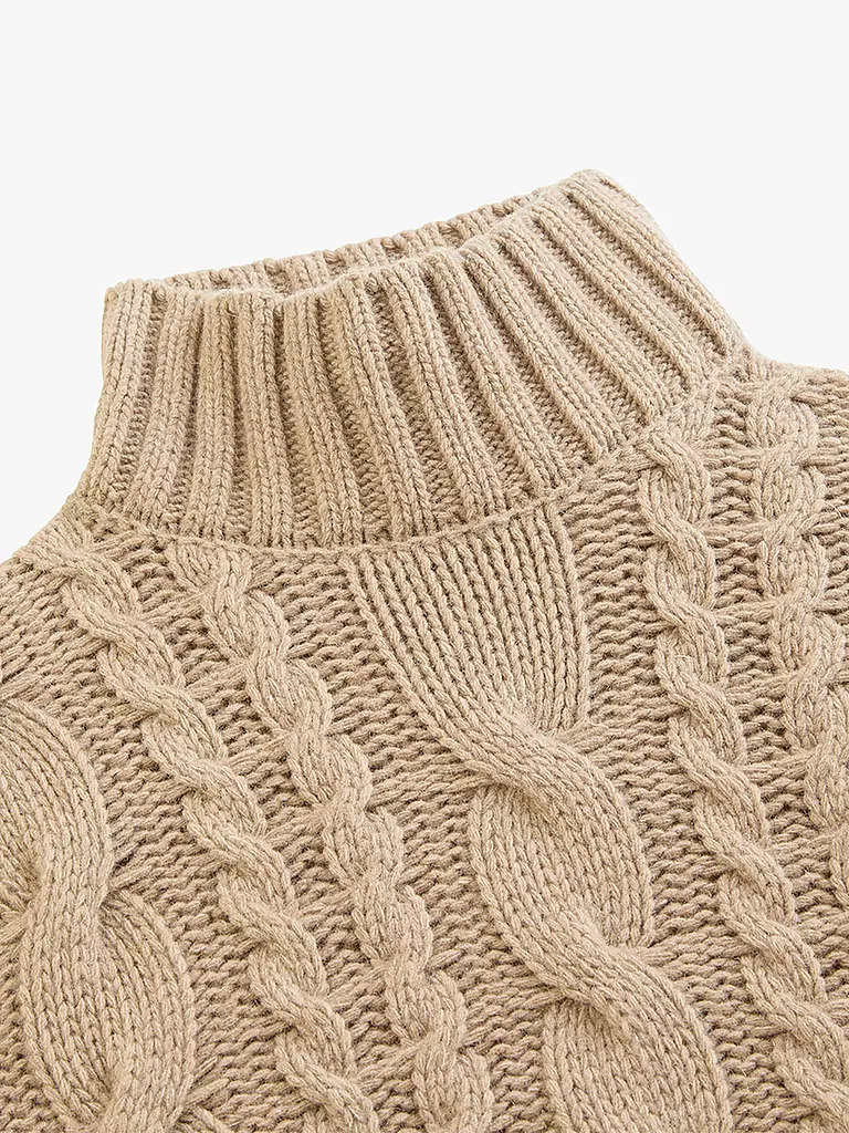 PROFUOMO | Rollkragenpullover | Marrón