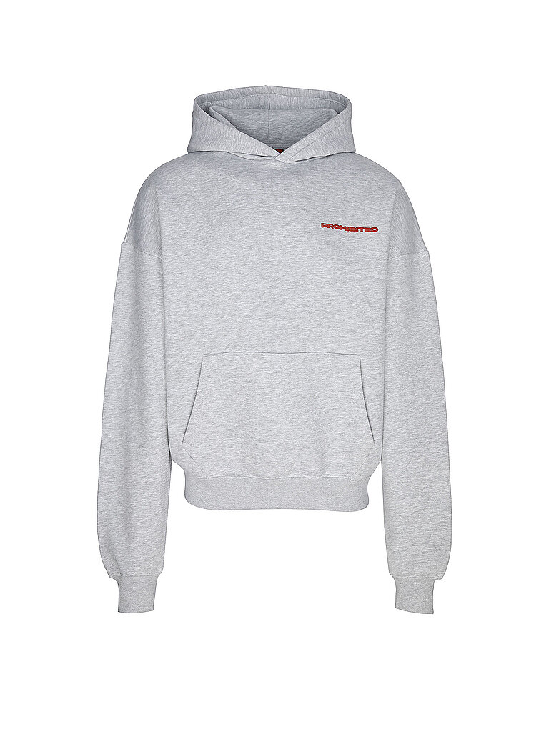 PROHIBITED Sudadera con capucha - Hoodie gris claro