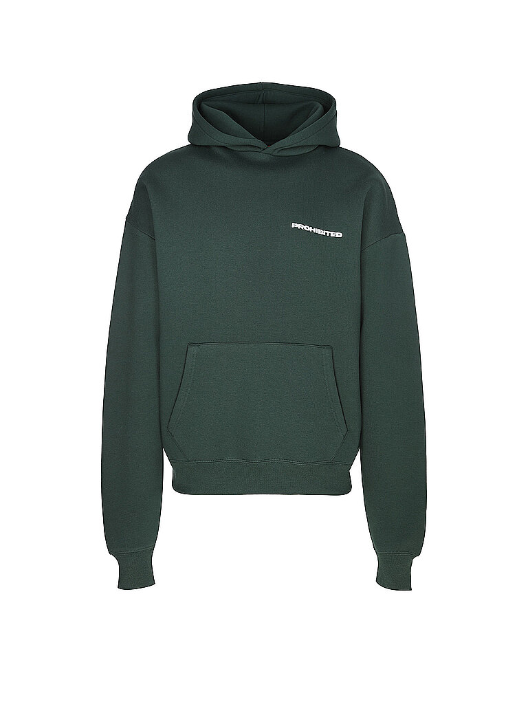 PROHIBITED Sudadera con capucha - Hoodie verde oscuro