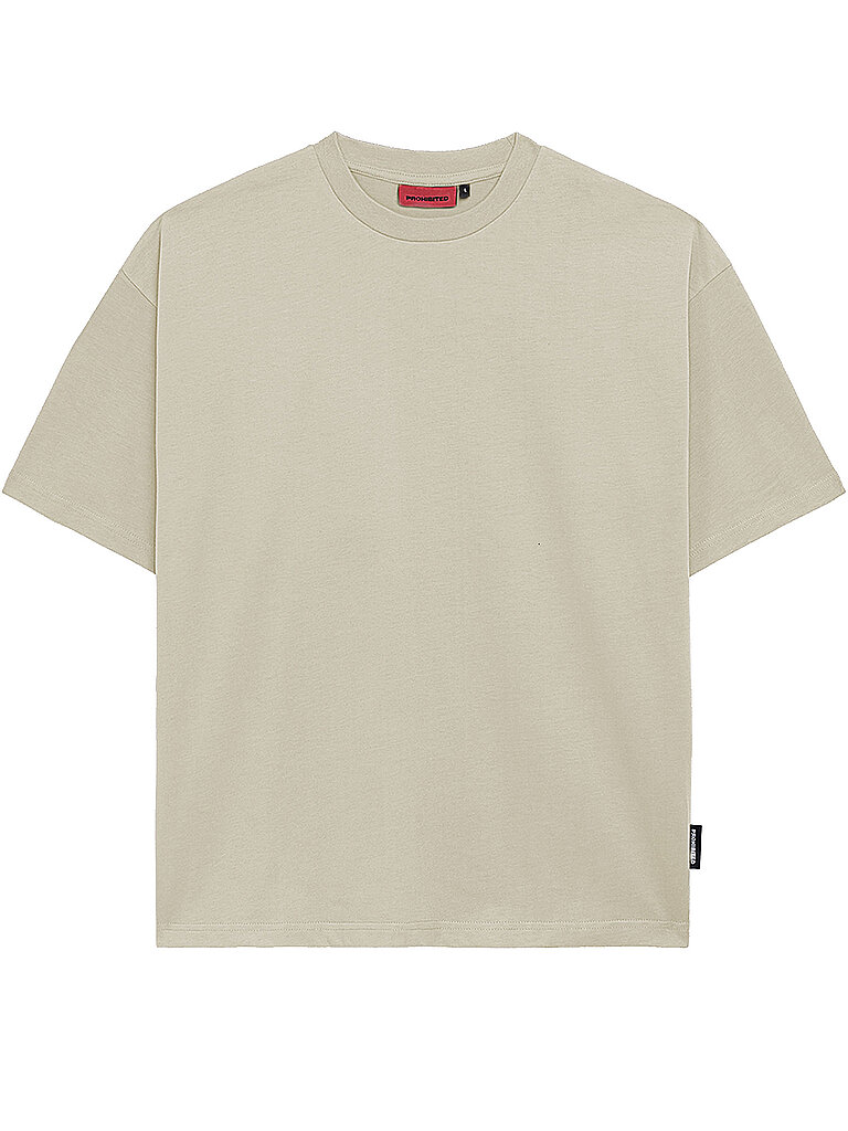 Camiseta de corte oversized beige S