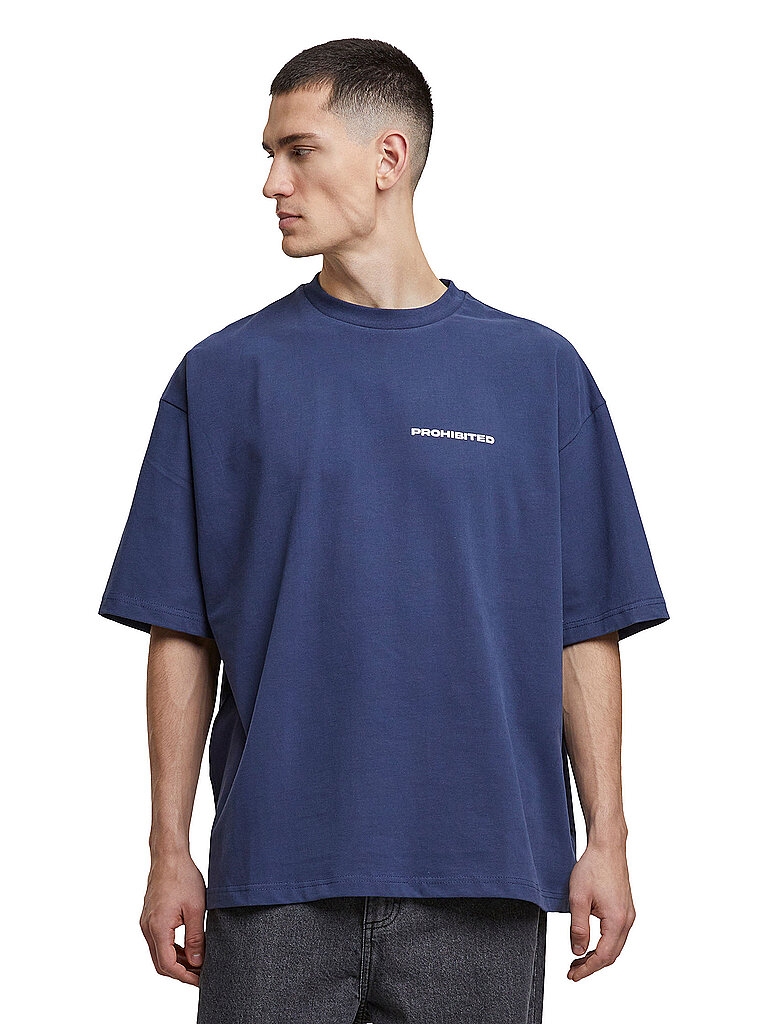 Prohibited Camiseta azul oscuro