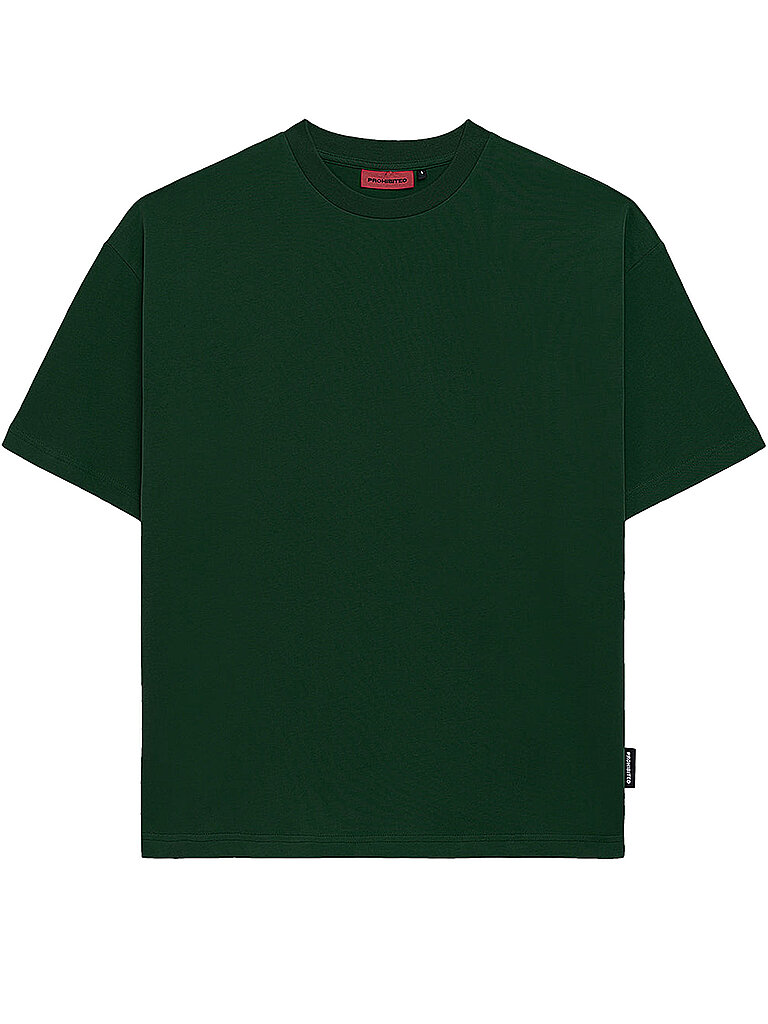 Camiseta de corte oversized verde oscuro XXL