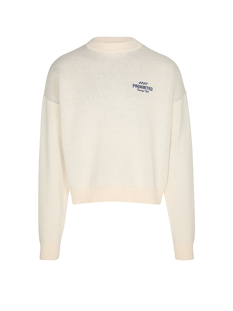 PROHIBITED Pullover crema