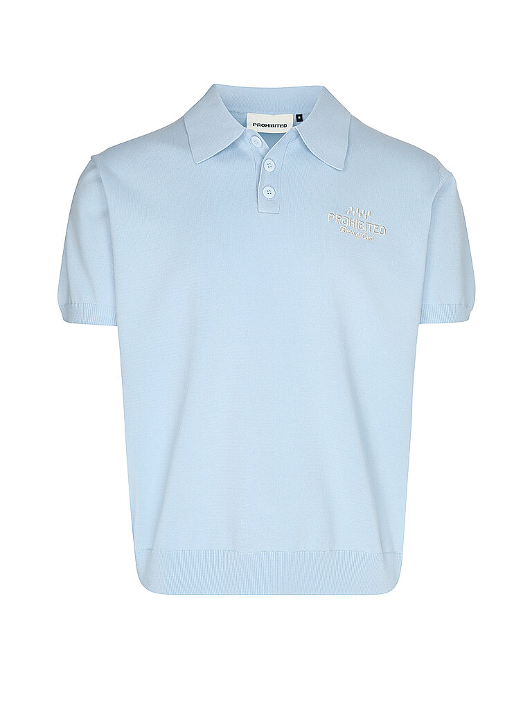 PROHIBITED Poloshirt SPEEDTRAP azul claro