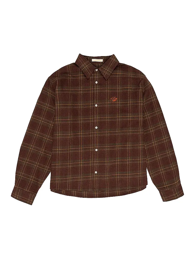 PROHIBITED | Camisa de franela Regular Fit TIMBERER | Rojo oscuro