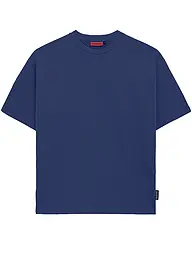 PROHIBITED | Camiseta de corte oversized | Azul oscuro