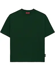 PROHIBITED | Camiseta de corte oversized | Verde oscuro