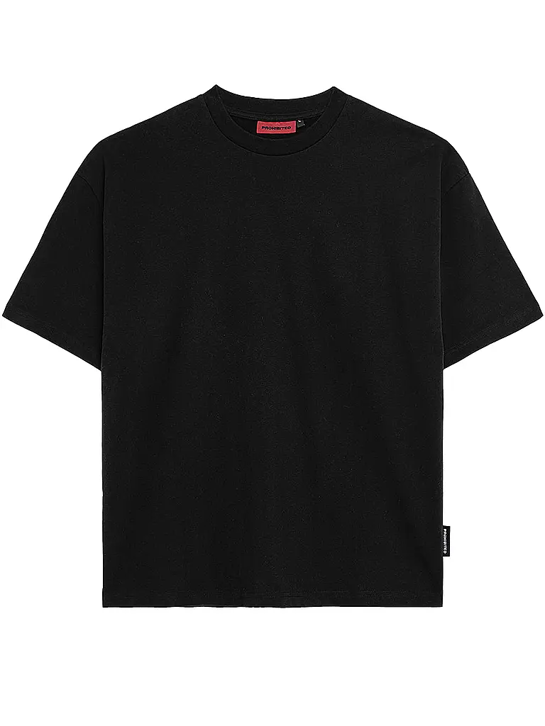 PROHIBITED | Camiseta de corte oversized | Negro