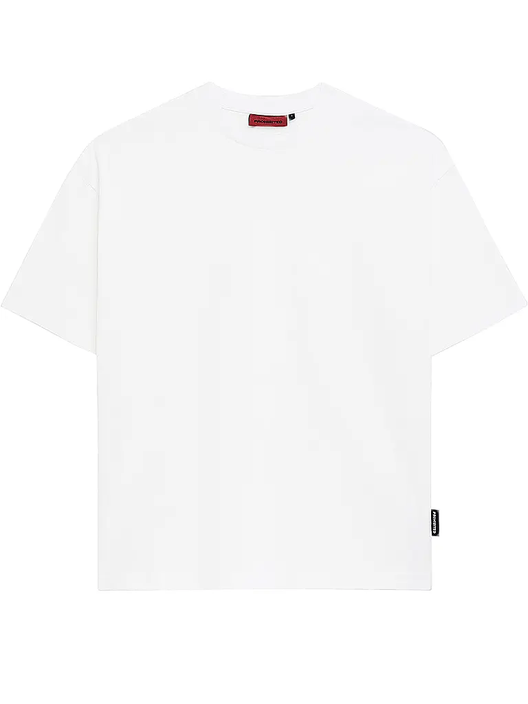 PROHIBITED | Camiseta de corte oversized | Blanco